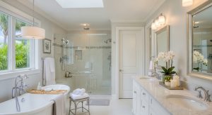 Designer kitchen with modern fixtures - large view